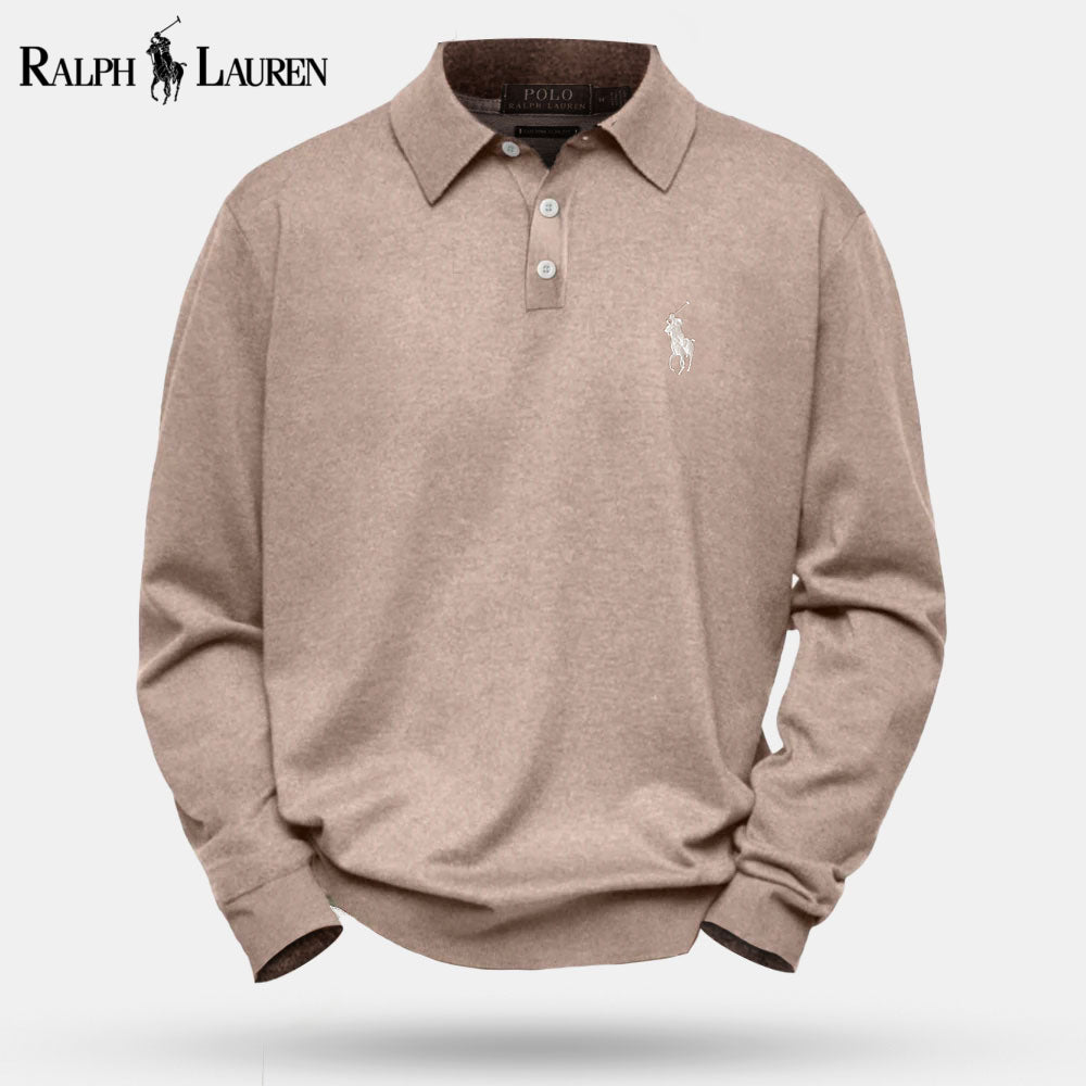 RL Cable-Knit Wool Knit Sweater Beige / S RL Cable-Knit Wool Knit Sweater