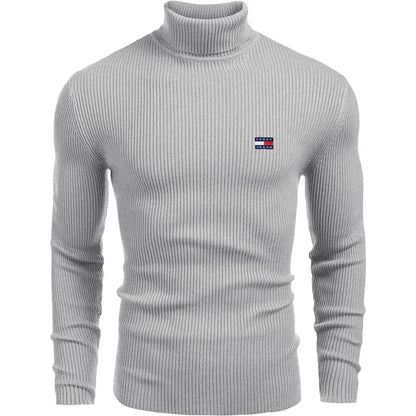 TH Turtleneck Classic Knit Sweater Grey / S TH Turtleneck Classic Knit Sweater