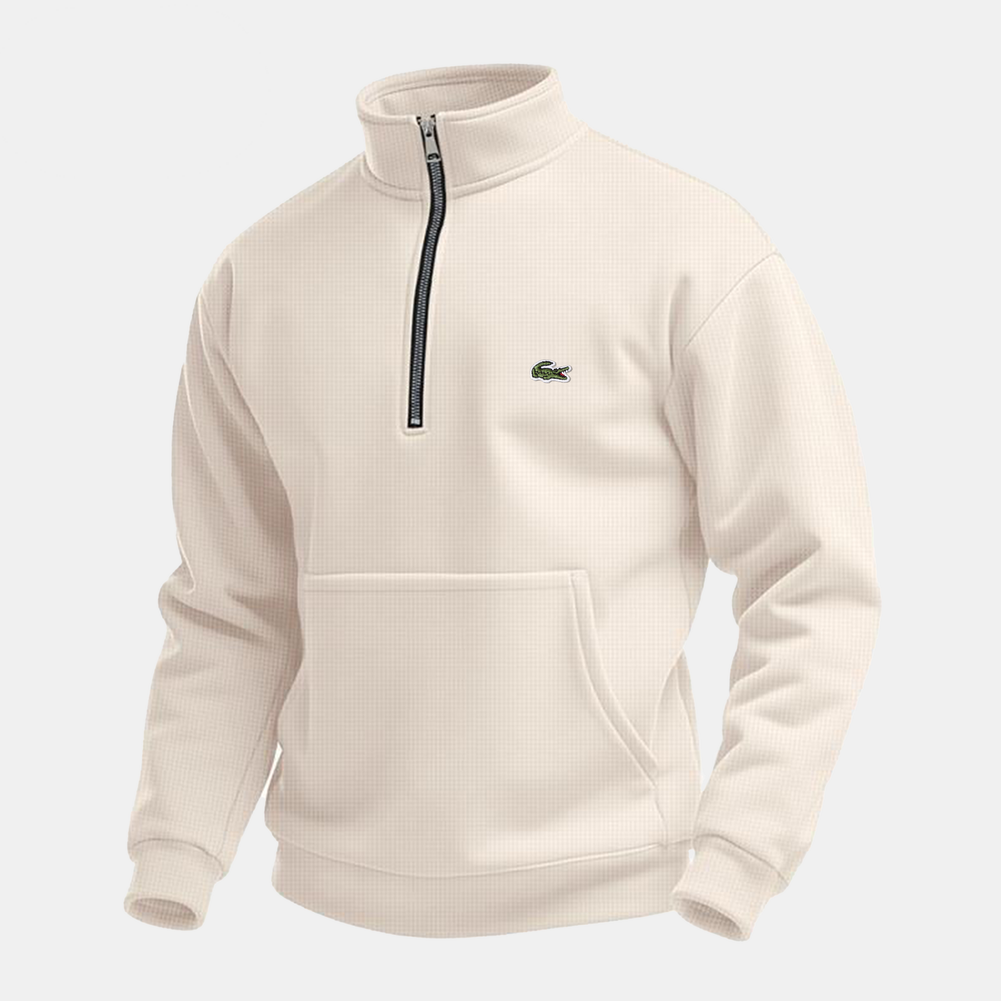 LC Half Zip Sweater Beige / S LC Half Zip Sweater