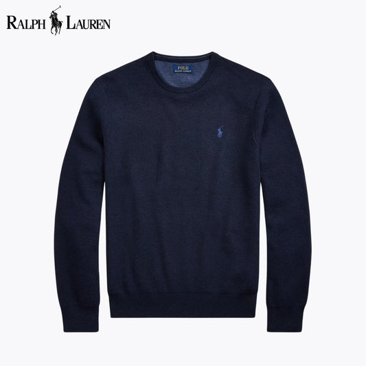 RL Mesh-Knit Cotton Crewneck Sweater RL Mesh-Knit Cotton Crewneck Sweater