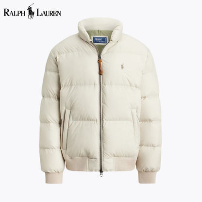 RL Textured Ripstop Down Jacket Khaki Stone / S RL Textured Ripstop Down Jacket