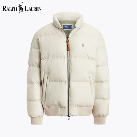 RL Textured Ripstop Down Jacket Khaki Stone / S RL Textured Ripstop Down Jacket
